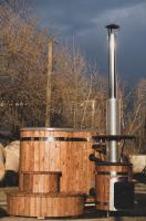 Водогрейная печь для фурако Тутуяс в деревянном массиве